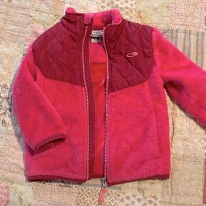 3T girls pink fleece jacket